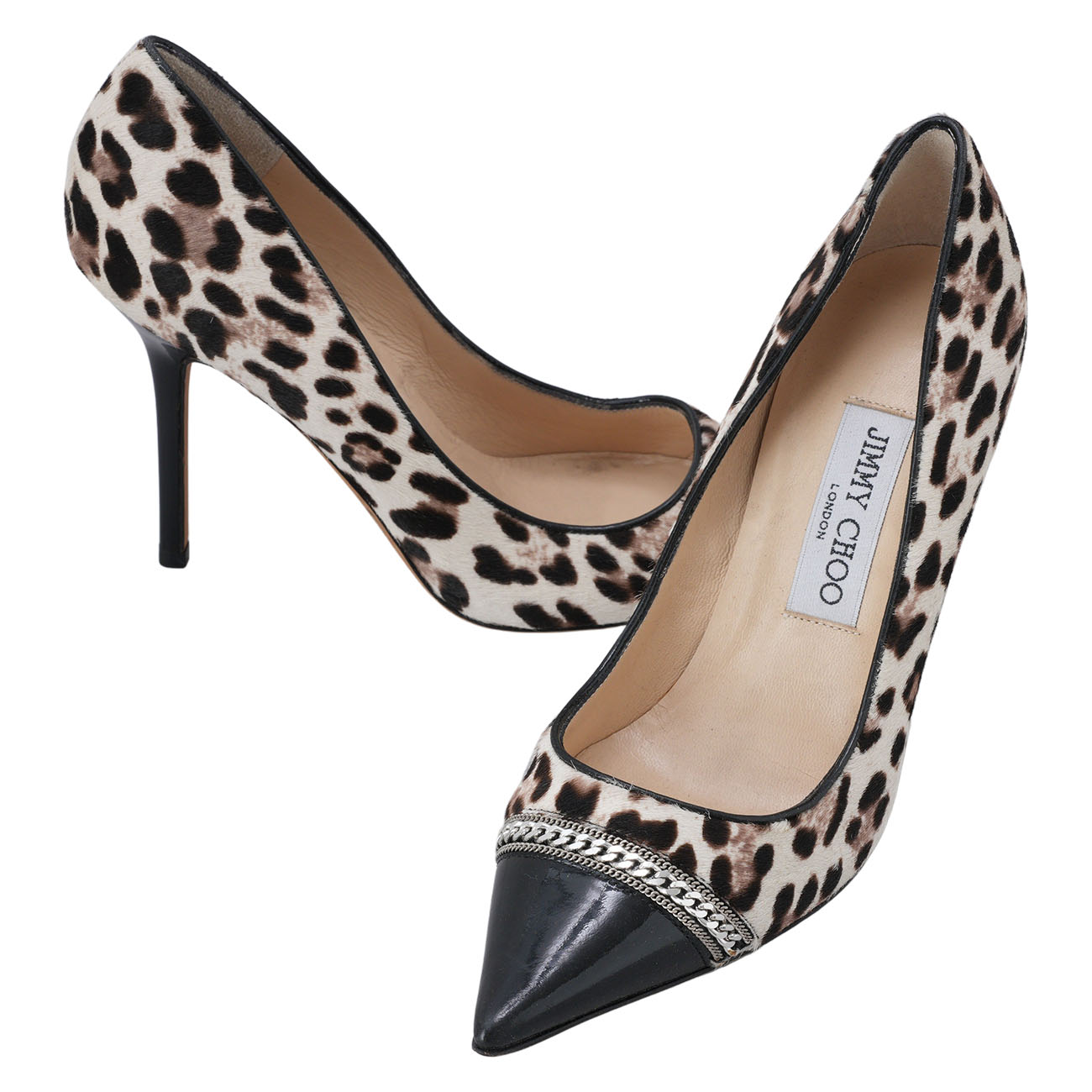JIMMY CHOO(USED)지미추 송치 펌프스 힐 #36